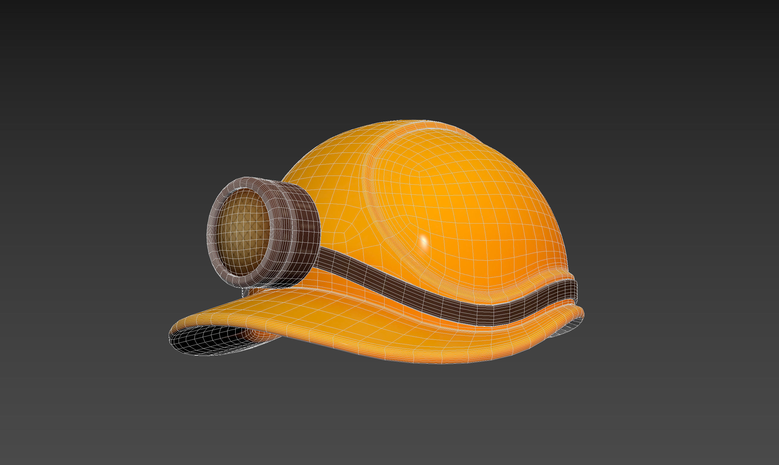 Miner Helmet 3D model_12