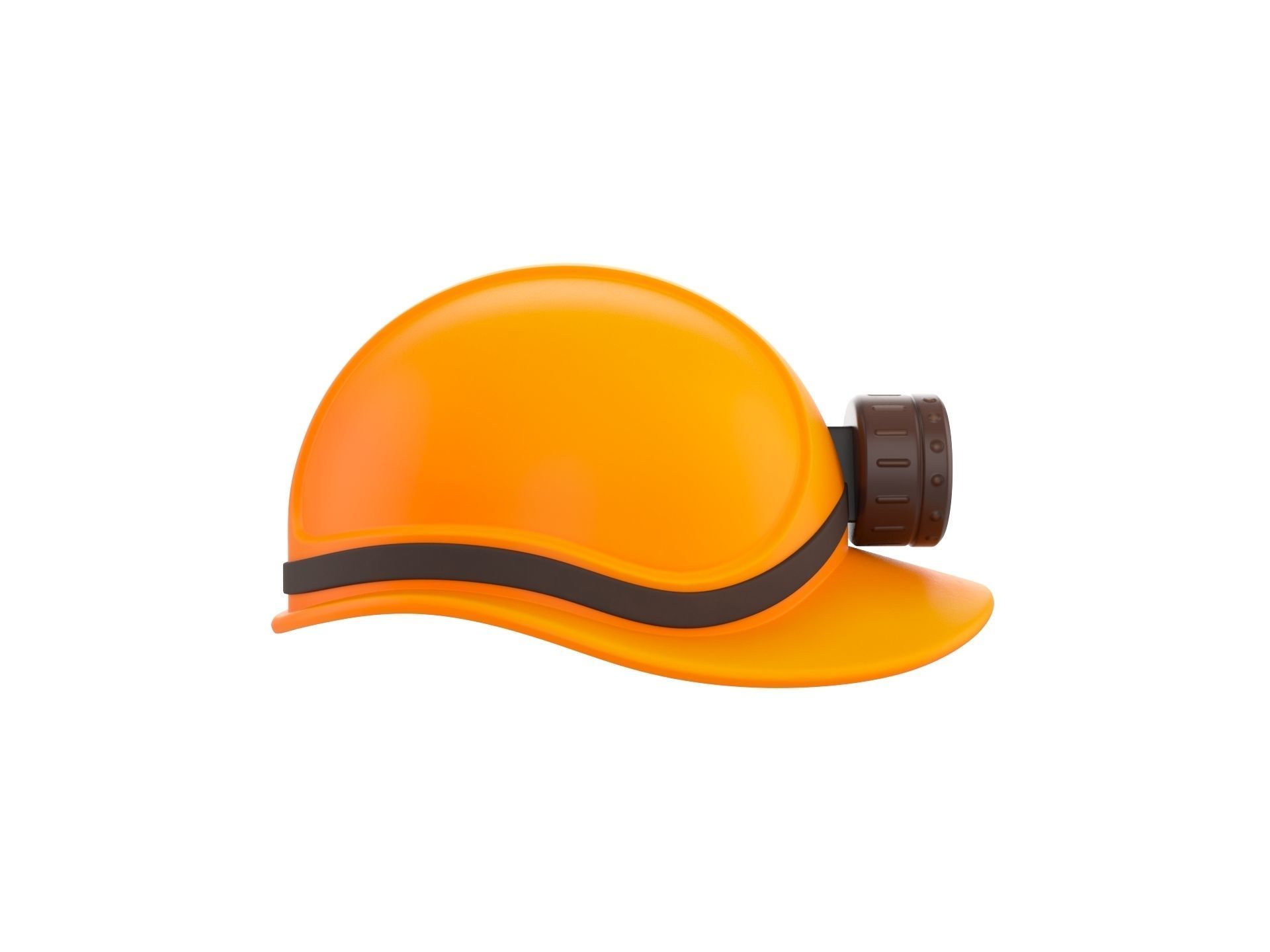 Miner Helmet 3D model_3