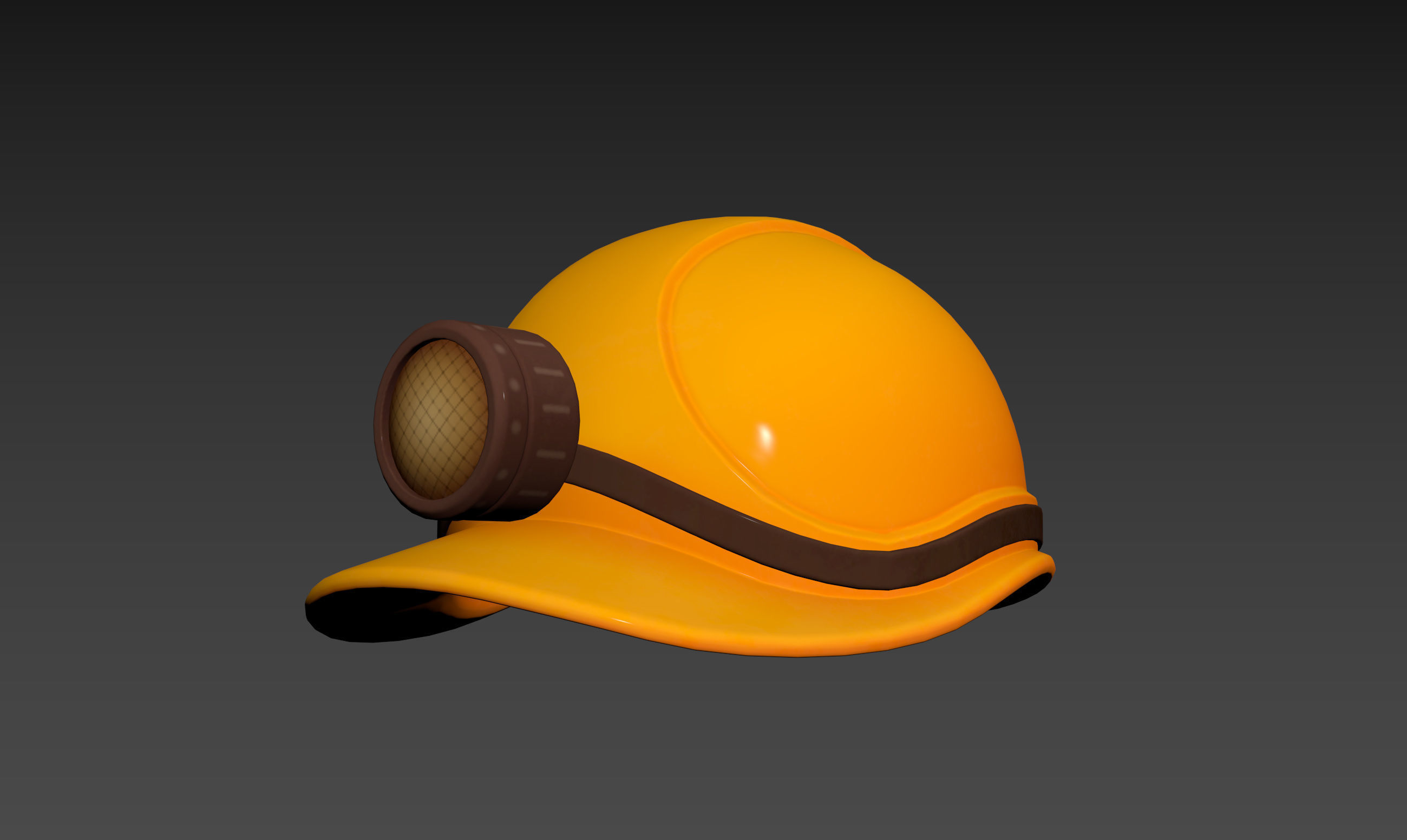 Miner Helmet 3D model_10
