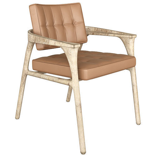 Trussardi Casa Casilia Lounge Armchair 3d model Low-poly 3D model 3