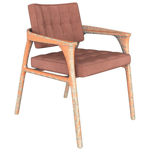Trussardi Casa Casilia Lounge Armchair 3d model Low-poly 3D model 5