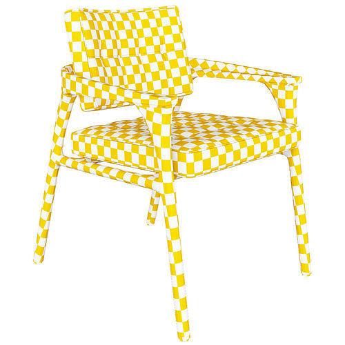 Trussardi Casa Casilia Lounge Armchair 3d model Low-poly 3D model 7