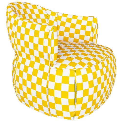Trussardi Casa Larzia Armchair 3d model Low-poly 3D model 5