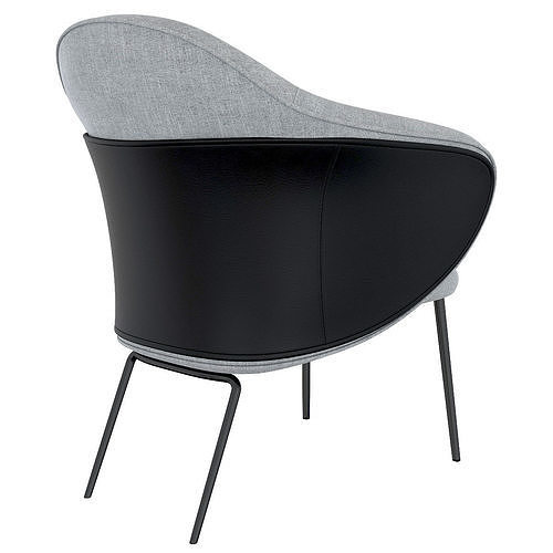 Angie chair 3d model Low-poly 3D model 2