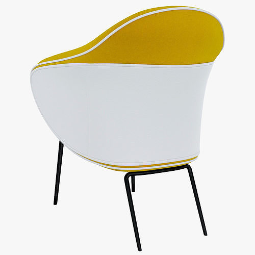 Angie chair 3d model Low-poly 3D model 4