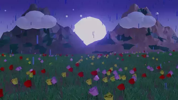 Moonlight In the Mountains