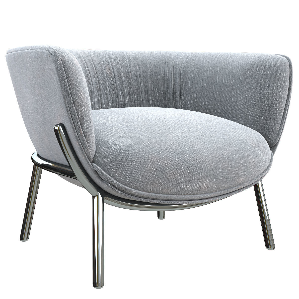 Bombom Infiniti Armchairs 3d model Low-poly 3D model_1