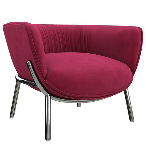 Bombom Infiniti Armchairs 3d model Low-poly 3D model 3