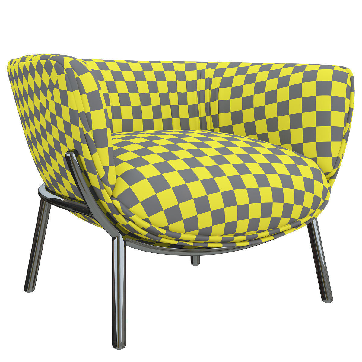 Bombom Infiniti Armchairs 3d model Low-poly 3D model_6