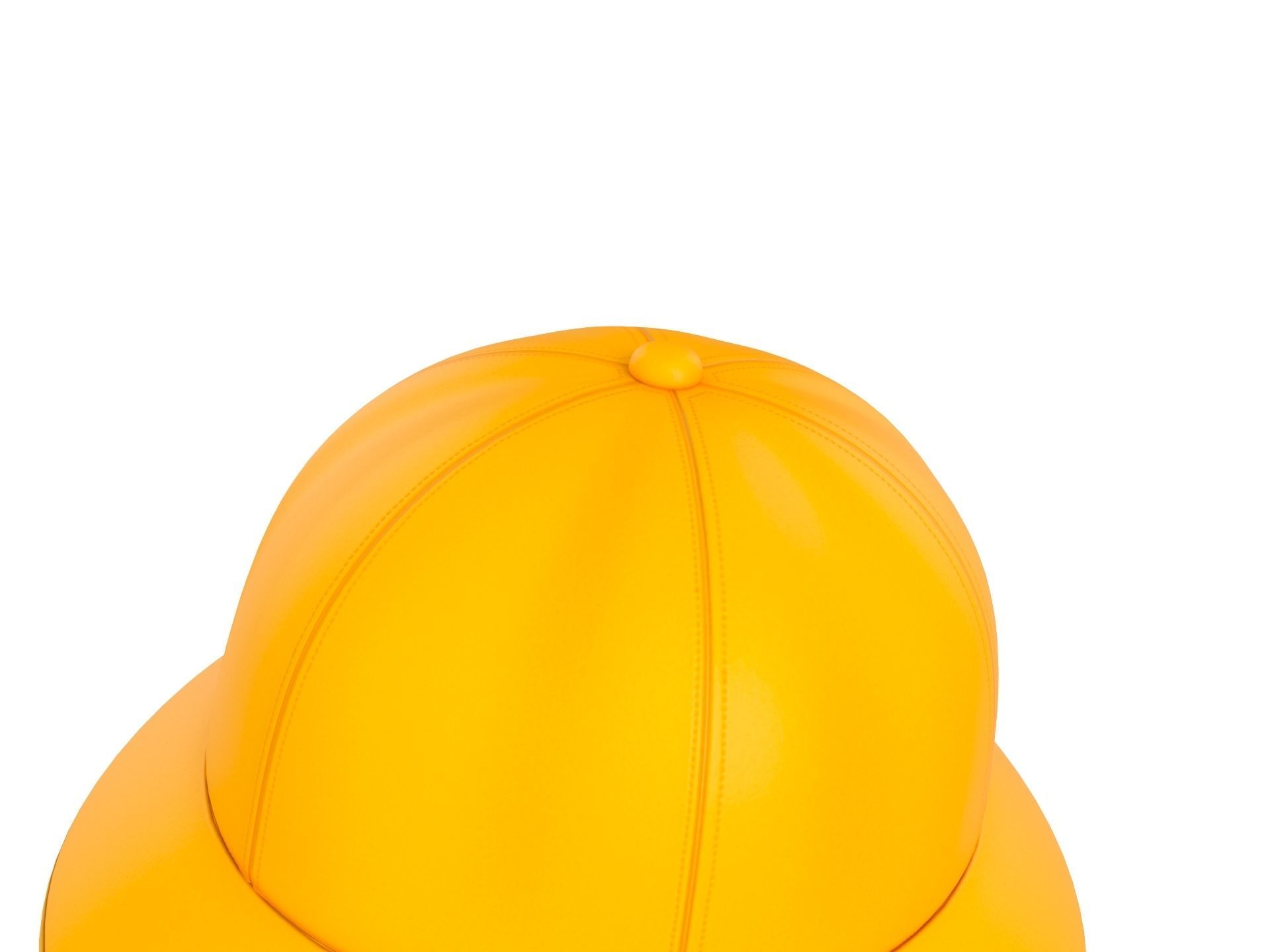Yellow Bucket Hat 3D model_9