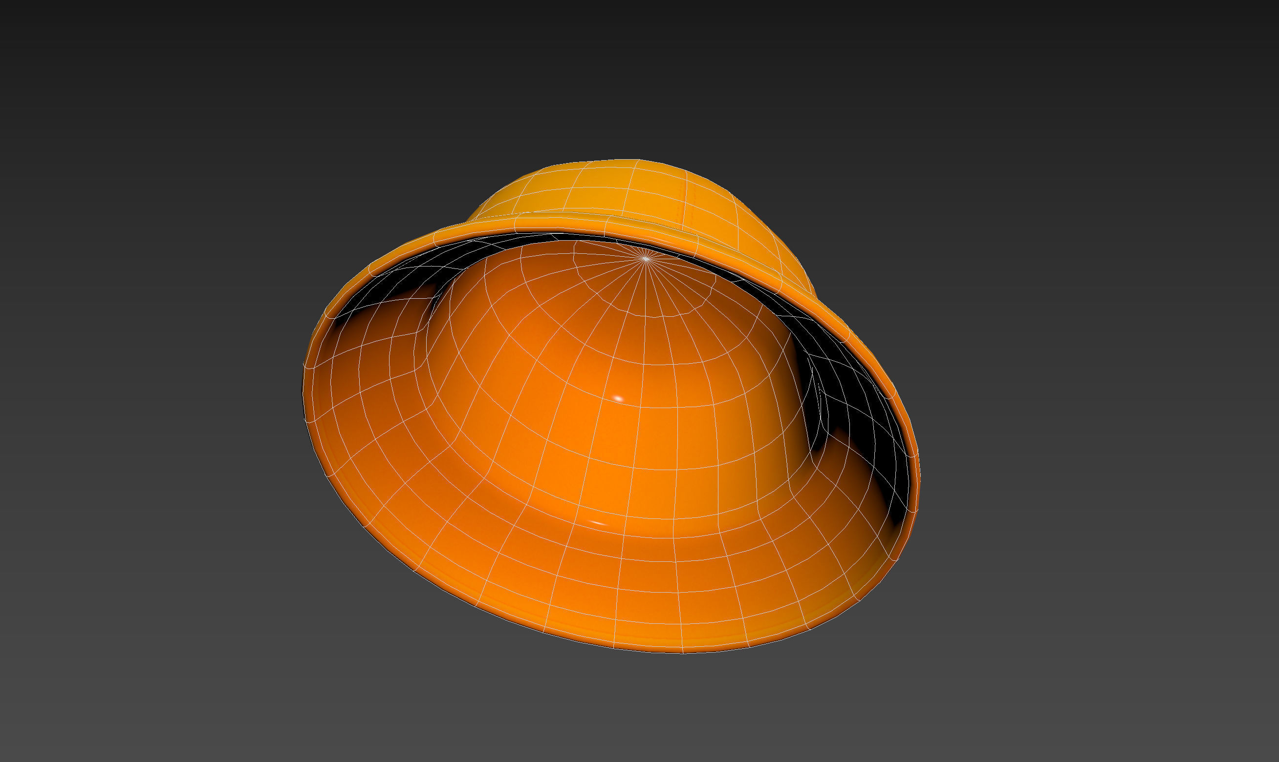 Yellow Bucket Hat 3D model_21