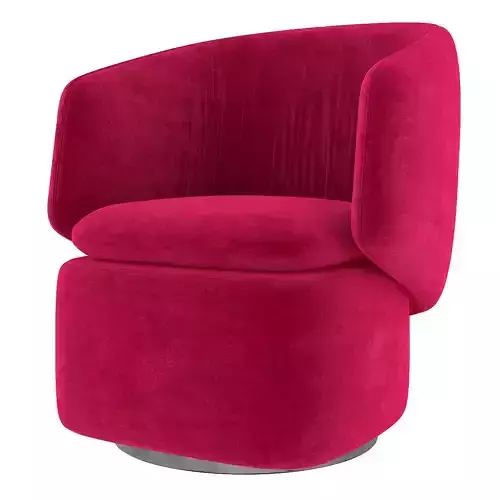 Crescent swivel chair 3d model