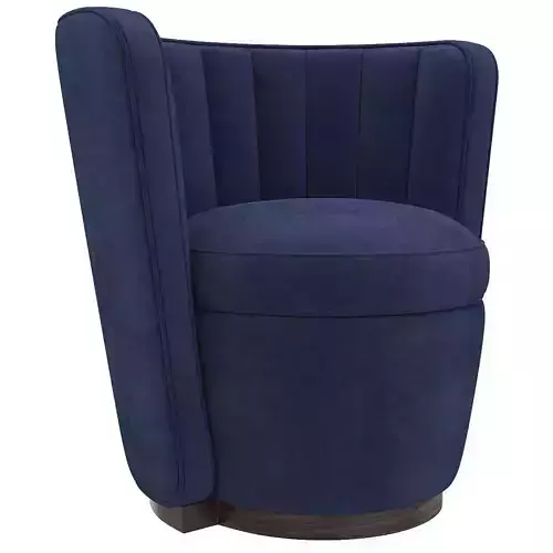 Fluted Deco Tub Chair LINLEY 3d model