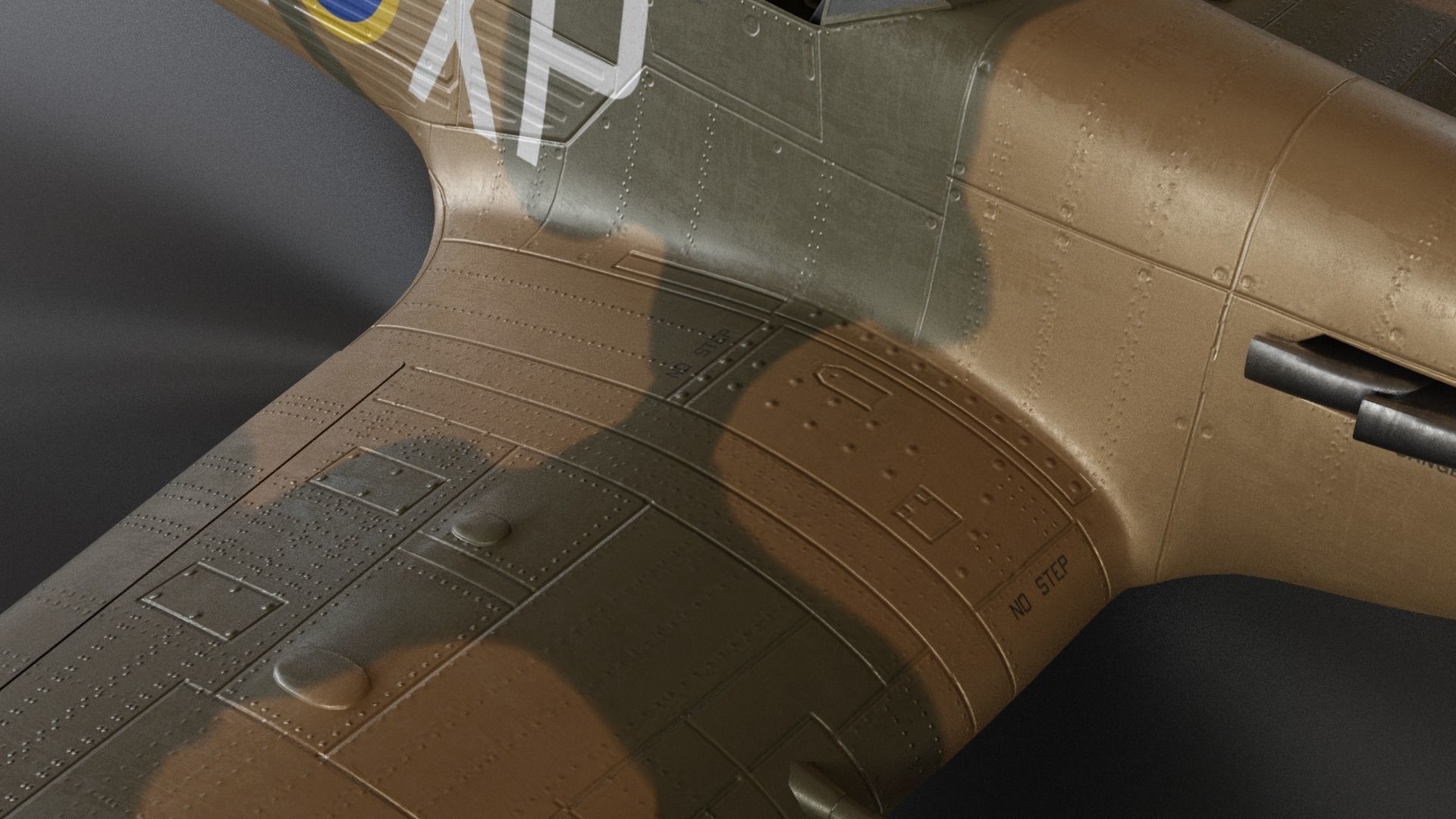 Hawker hurricane MK2 3D model_6