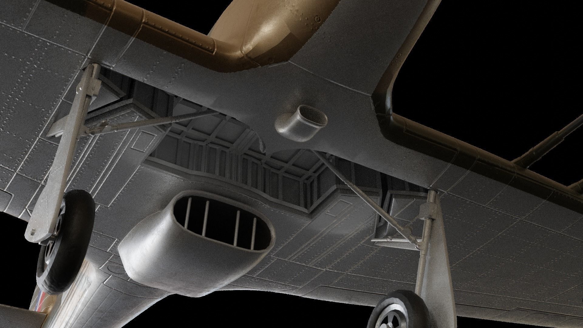 Hawker hurricane MK2 3D model_8