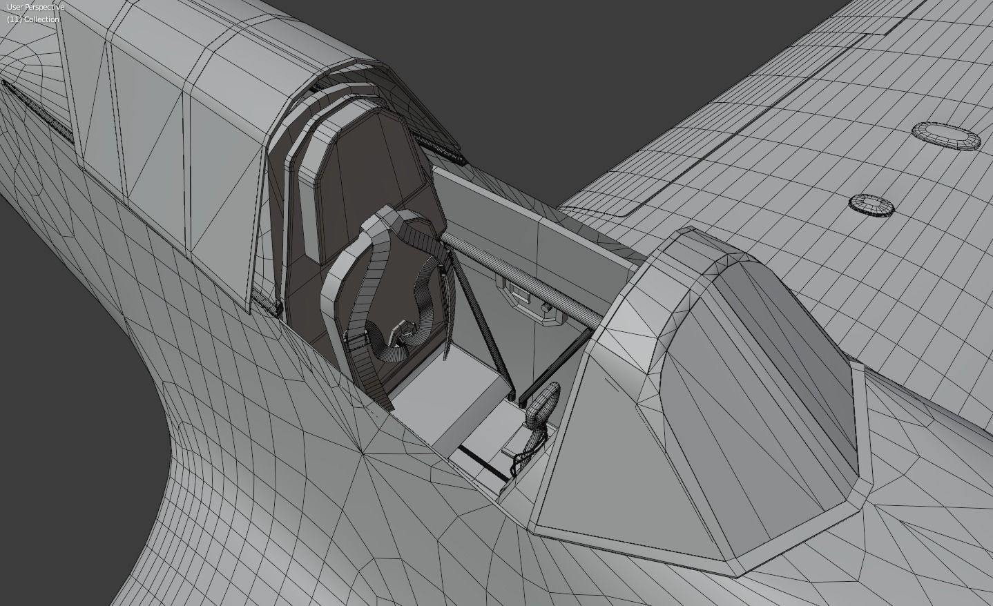 Hawker hurricane MK2 3D model_23