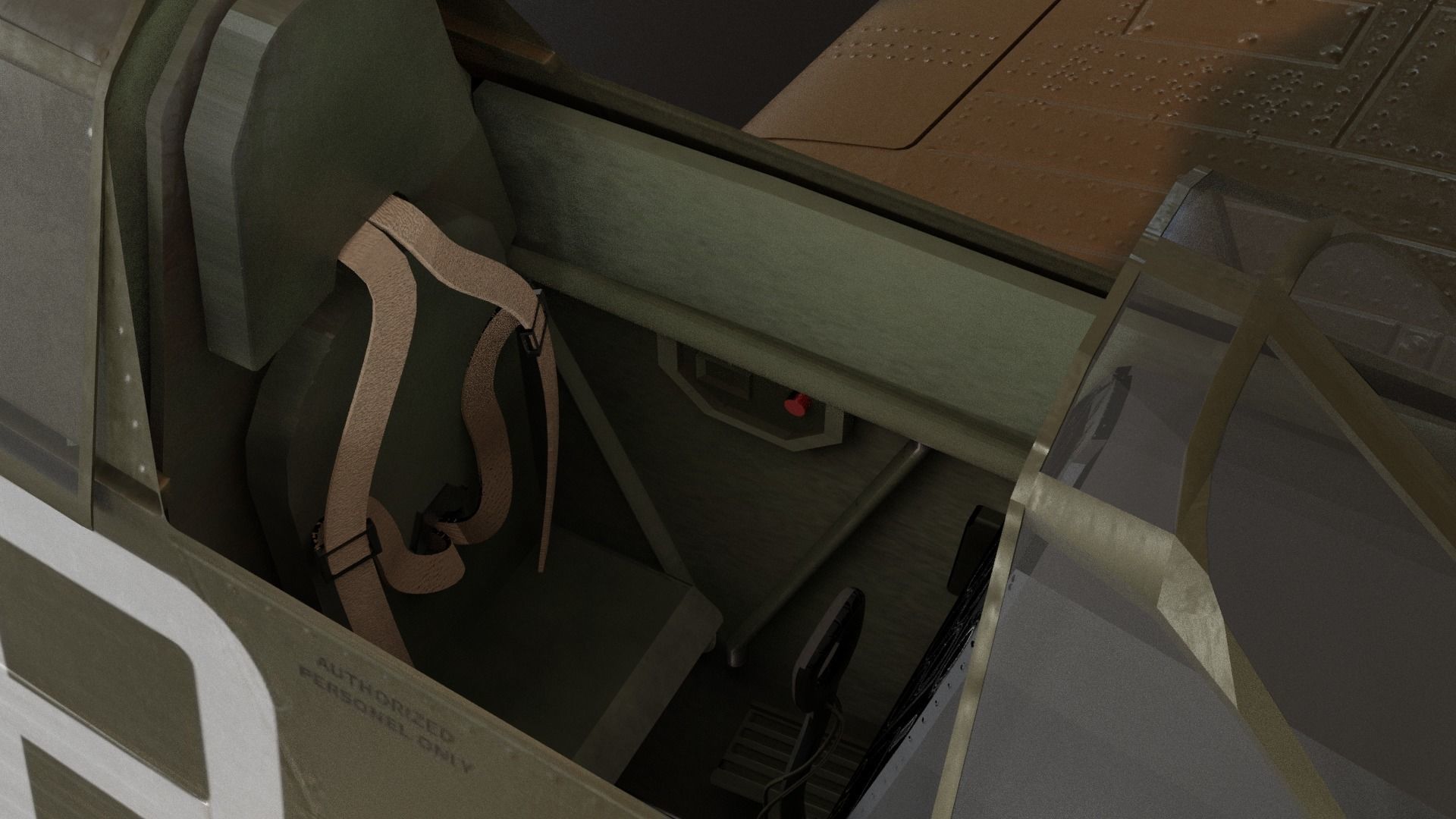 Hawker hurricane MK2 3D model_5