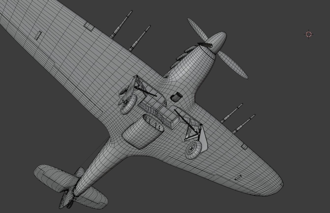 Hawker hurricane MK2 3D model_20