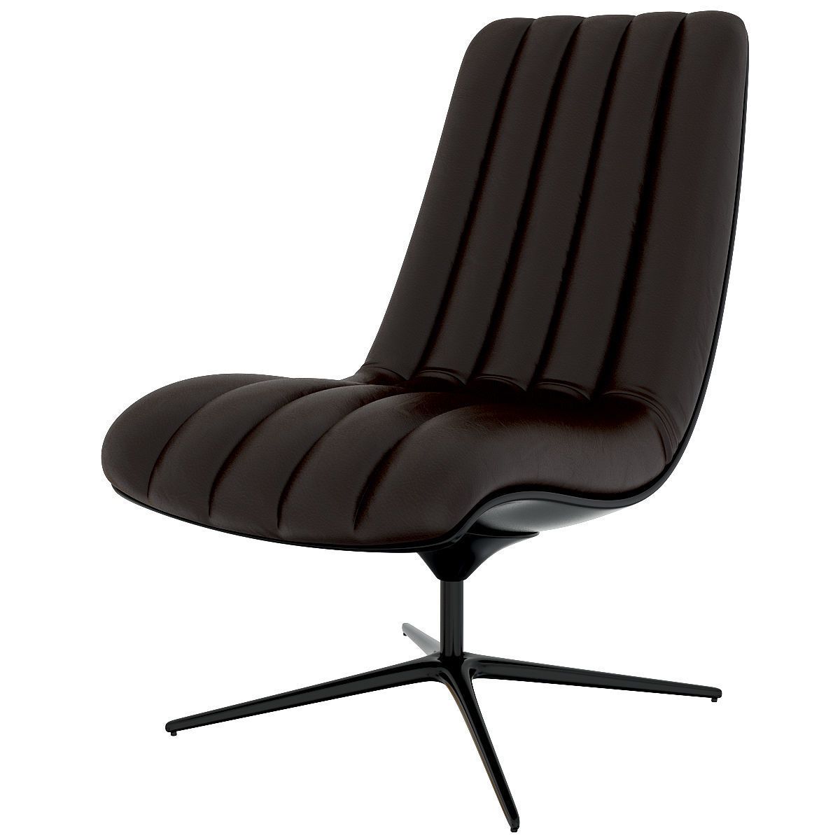 3D model Healey Lounge Chair by walter knoll 3d model VR / AR / low