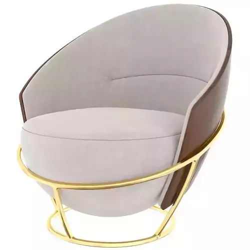 lu POWDERY ARMCHAIR 3d model