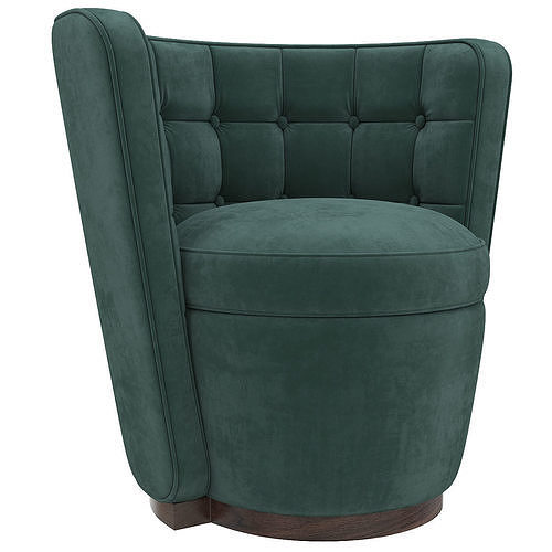 Luxury and Designer Furniture Chairs Deco Tub LINLEY 3d model Low-poly 3D model