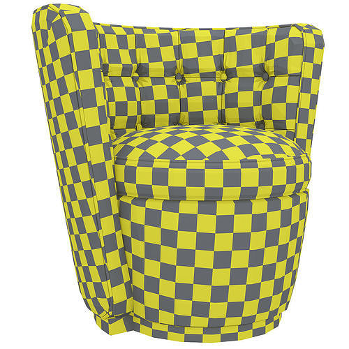 Luxury and Designer Furniture Chairs Deco Tub LINLEY 3d model Low-poly 3D model 7