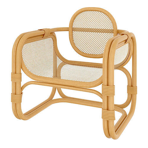Marte Lounge Chair 3d model Low-poly 3D model 2