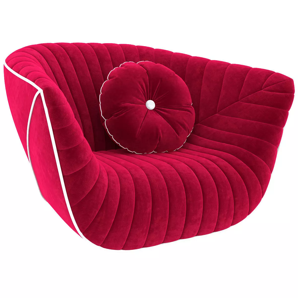 Nautil Armchair 3d model Low-poly 3D model