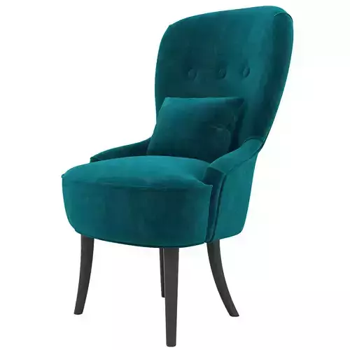 REMSTA Armchair Tallmyra dark green 3d model