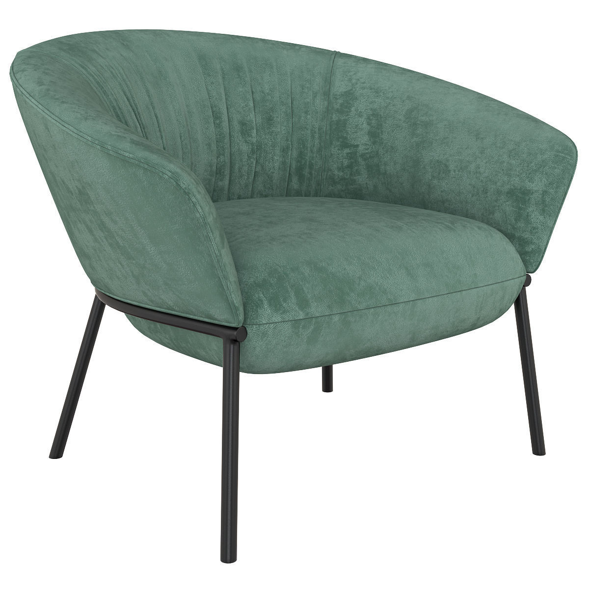 Swale high armchair and designer furniture 3d model Low-poly 3D model_2