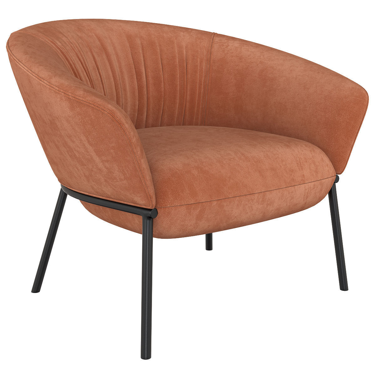 Swale high armchair and designer furniture 3d model Low-poly 3D model_3