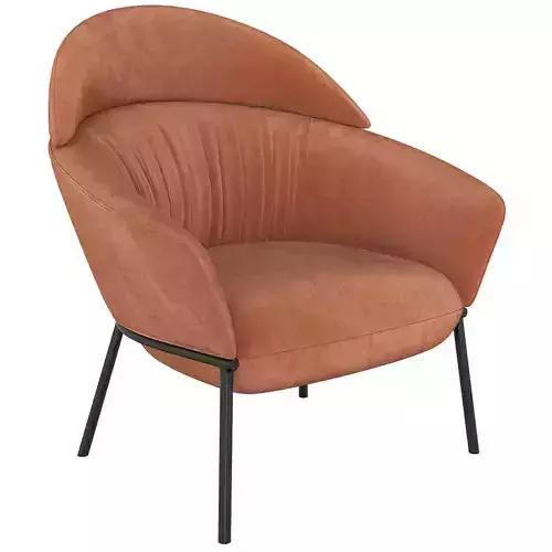 Swale high armchair and designer furniture 3d model