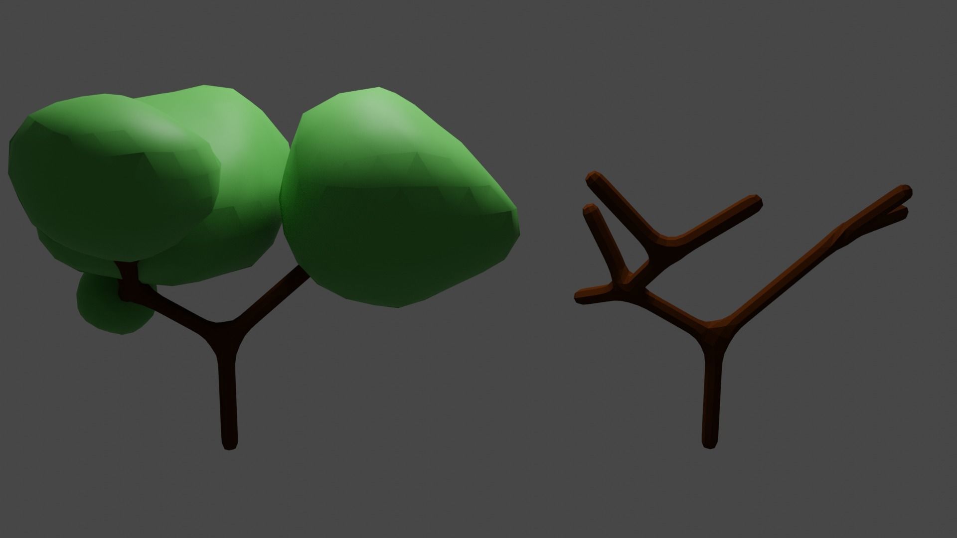 cabin props stylized Low-poly 3D model_7