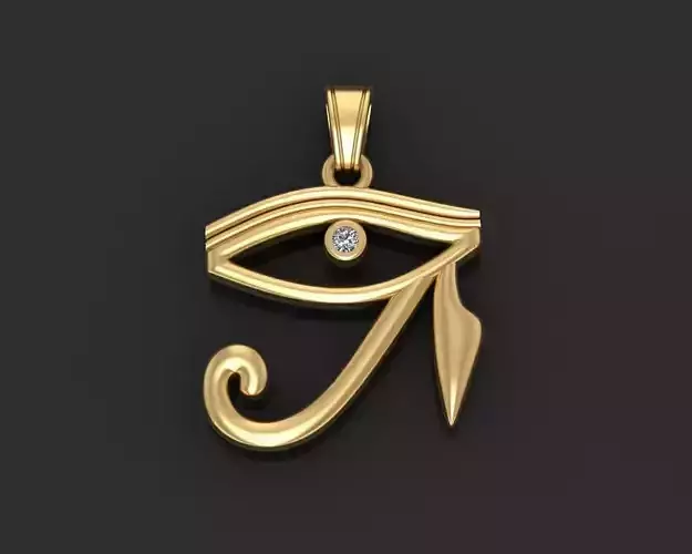 Pedant Eye of Horus 3D print model
