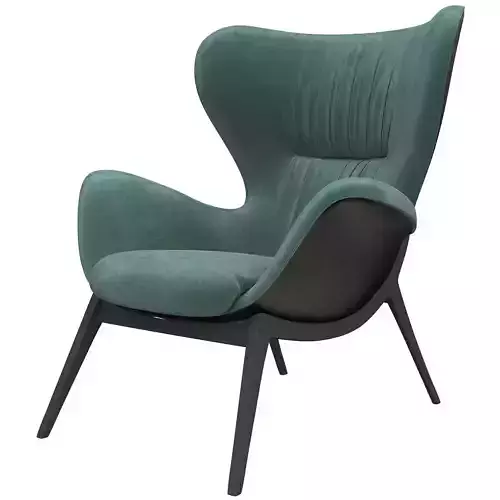 Torre Nirvana High Back Lounge Chair 3d model