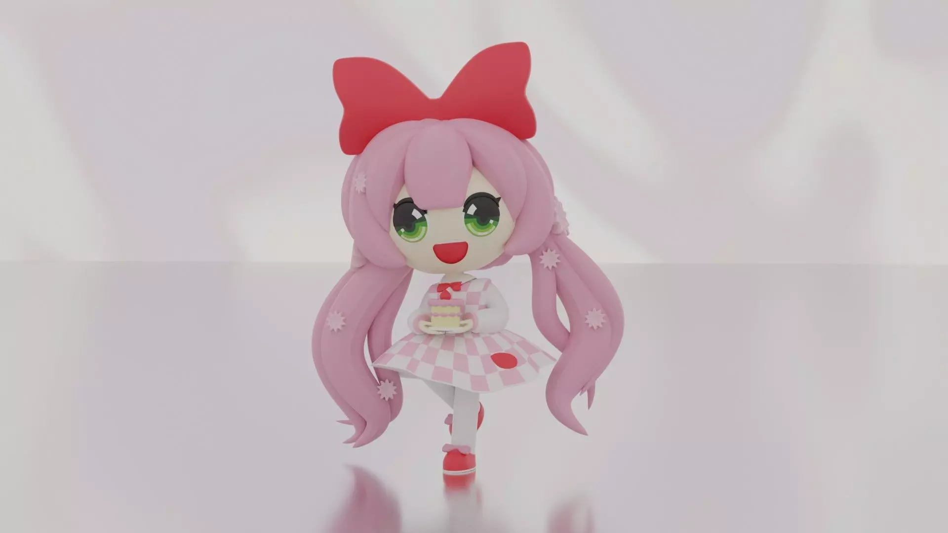 beautiful girl 3D print model