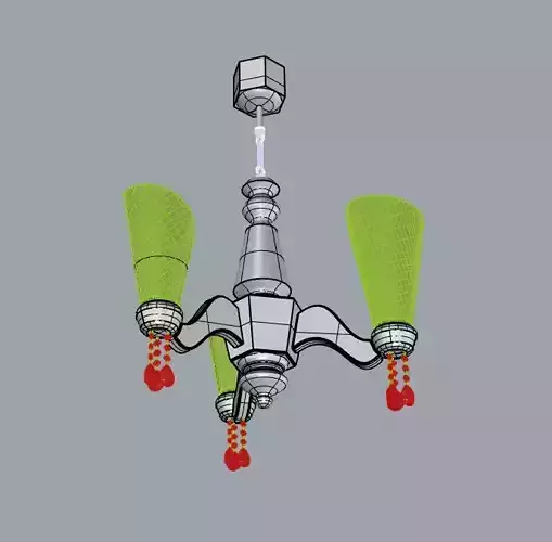 Luxurious ceiling chandelier