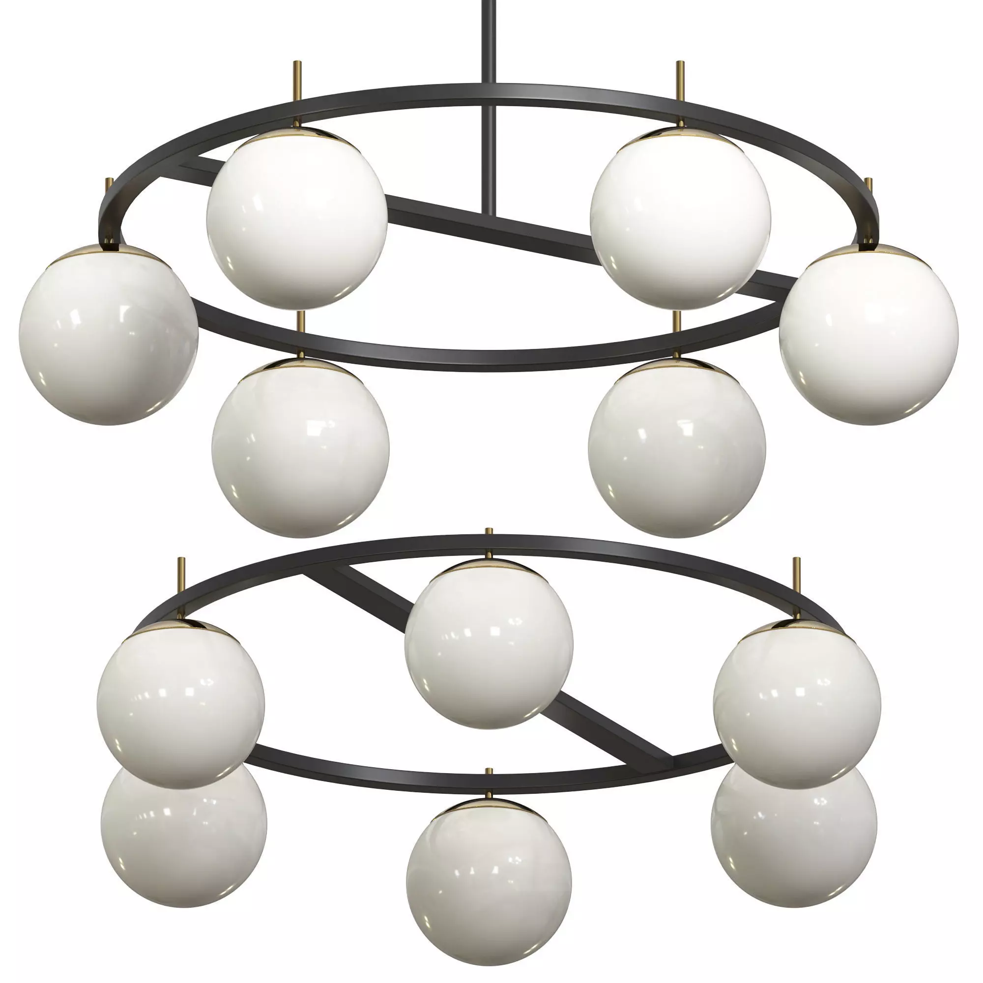 Alluria 6-Light Chandelier 3D model_0