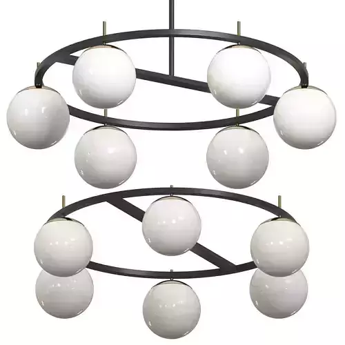 Alluria 6-Light Chandelier 3D model