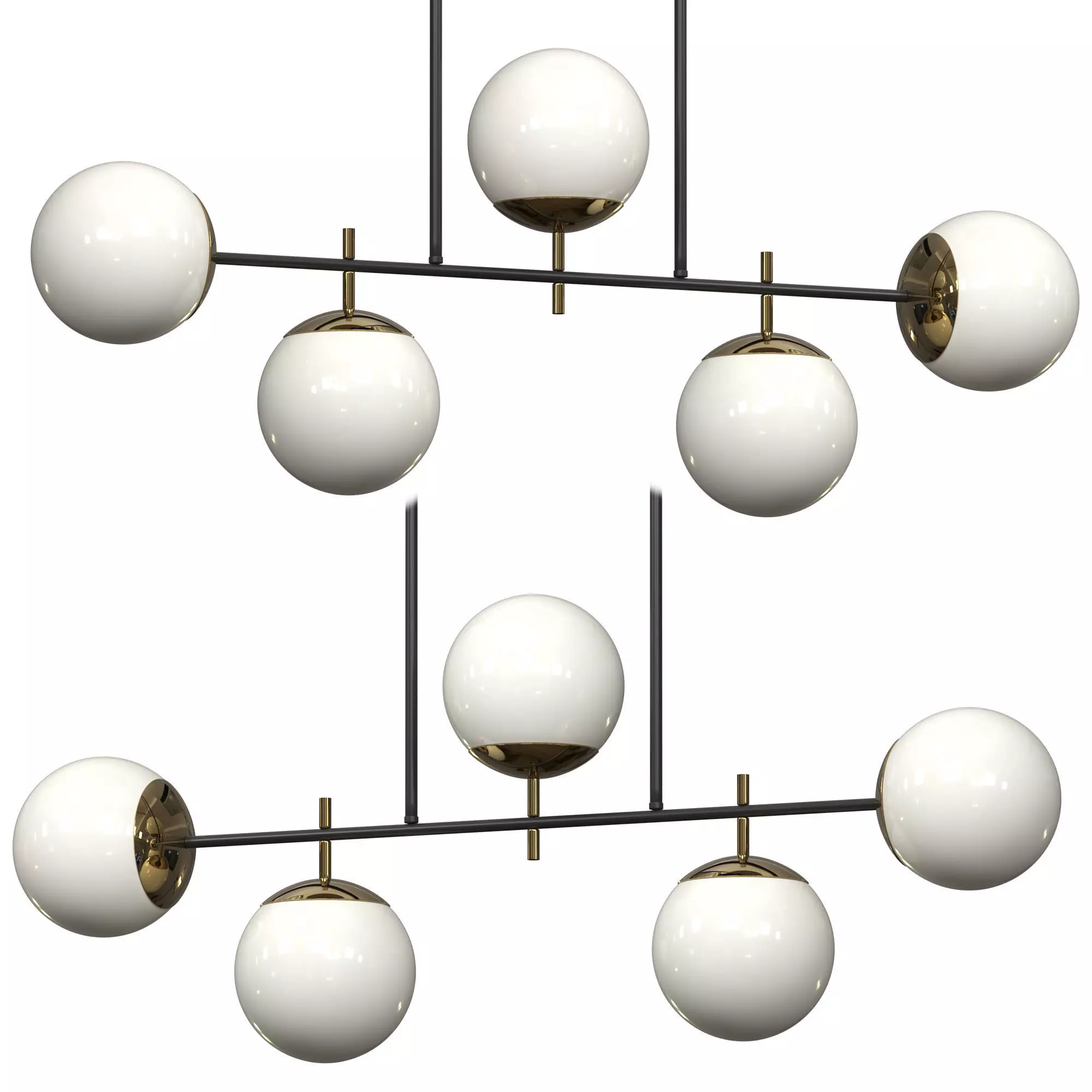 Alluria Linear Suspension Light 3D model_0