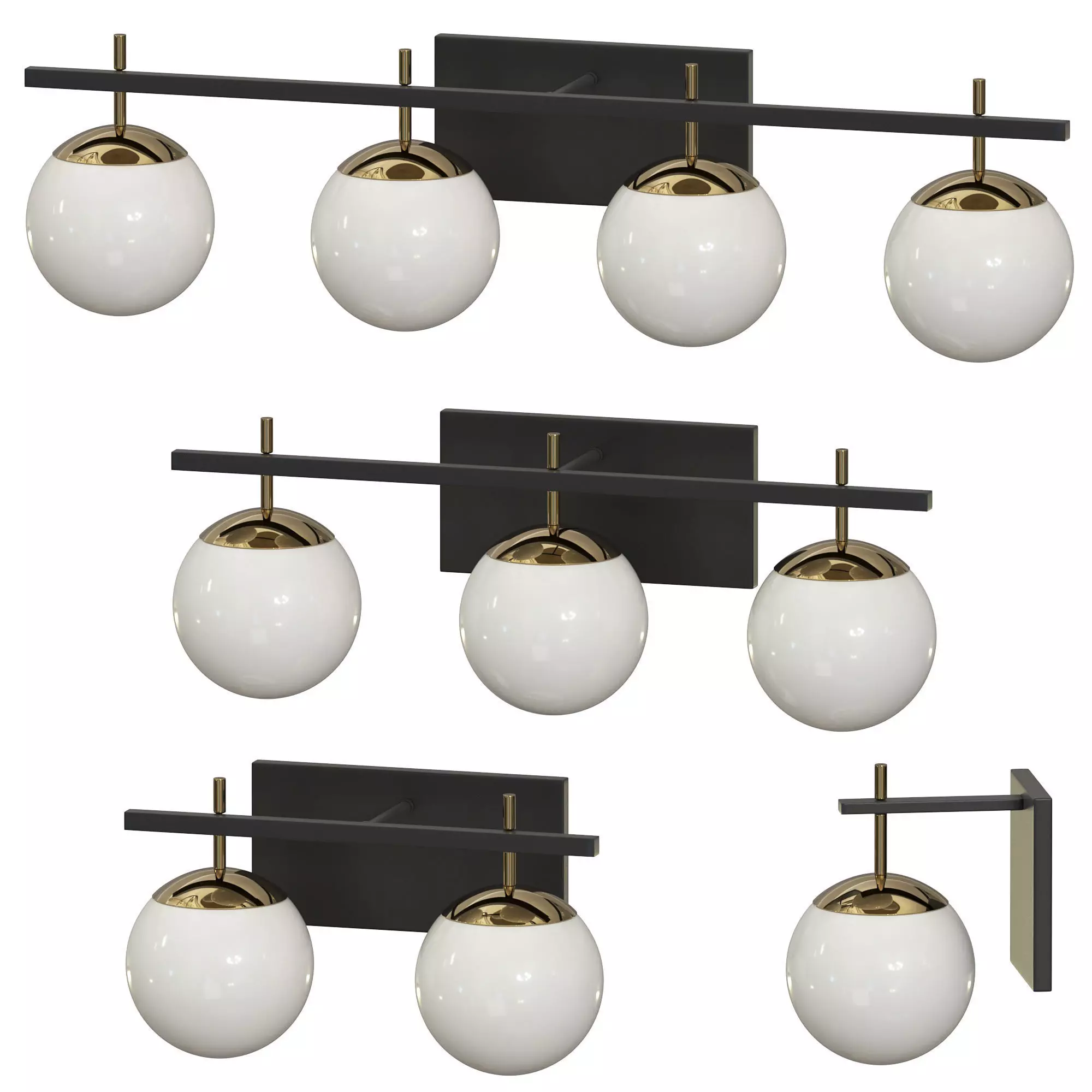 Alluria Vanity Light 3D model_0