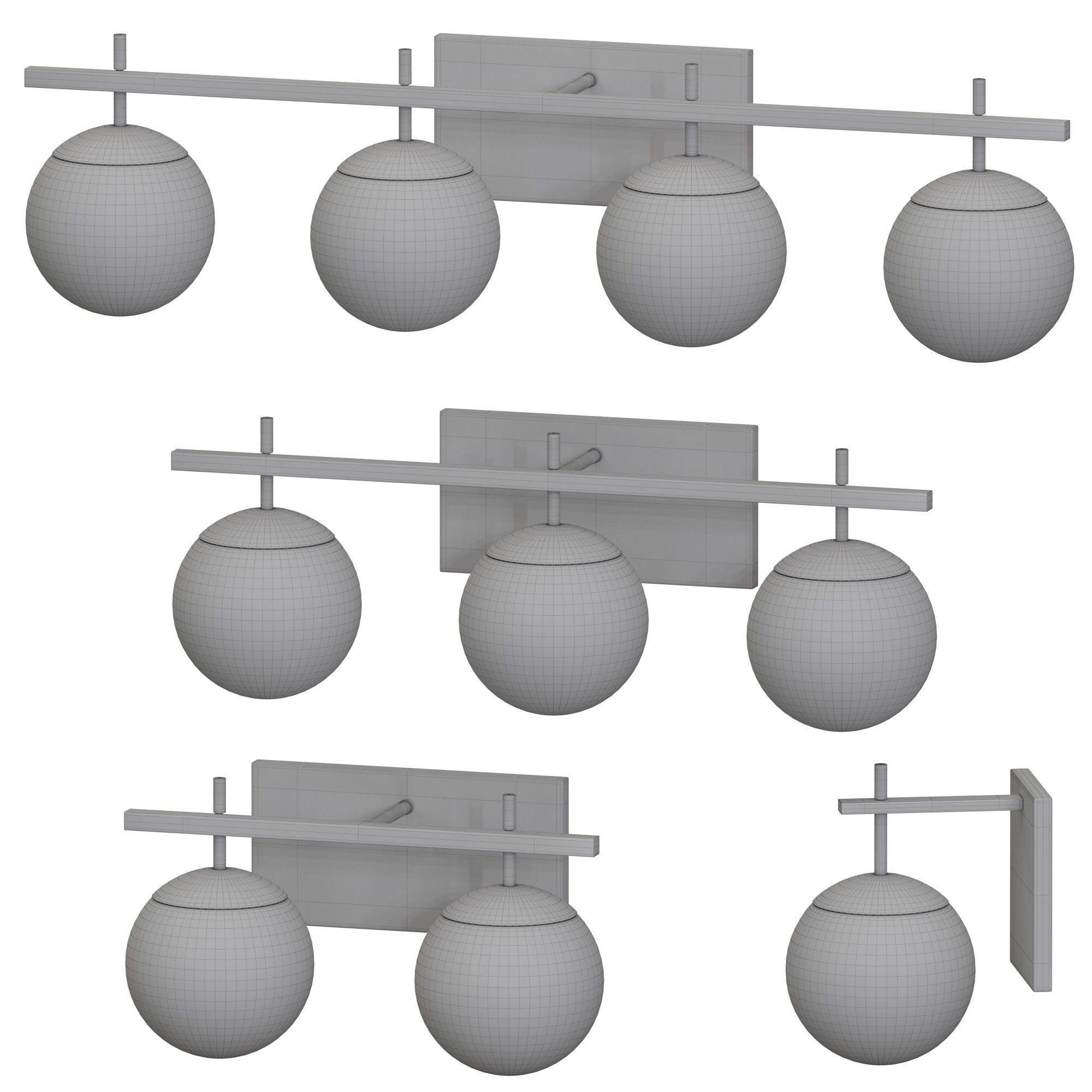 Alluria Vanity Light 3D model_1