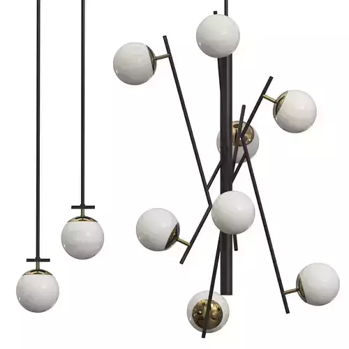 Alurria LED Foyer Chandelier 3D model