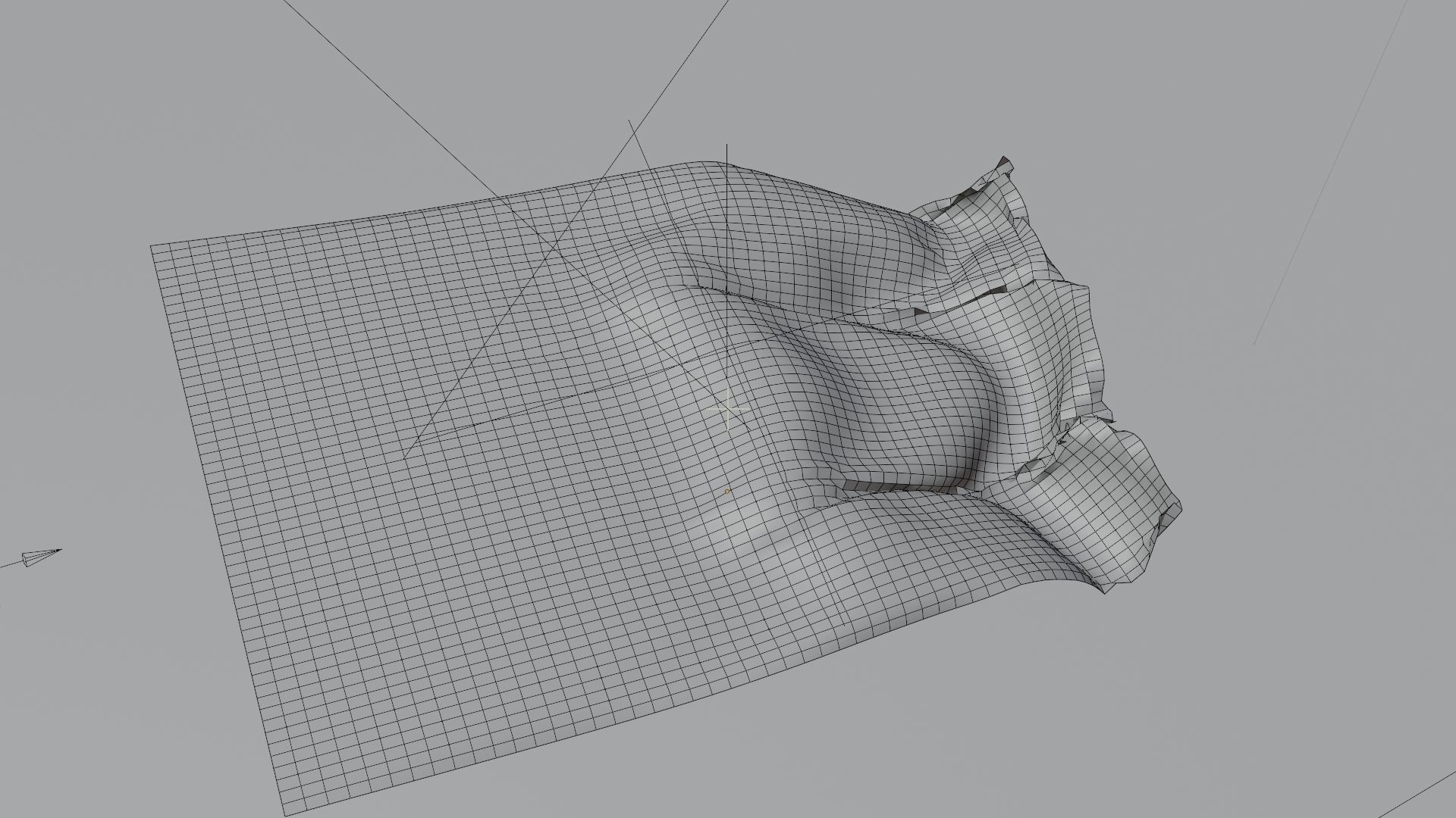 Animated Flag 3D model Low-poly 3D model_7