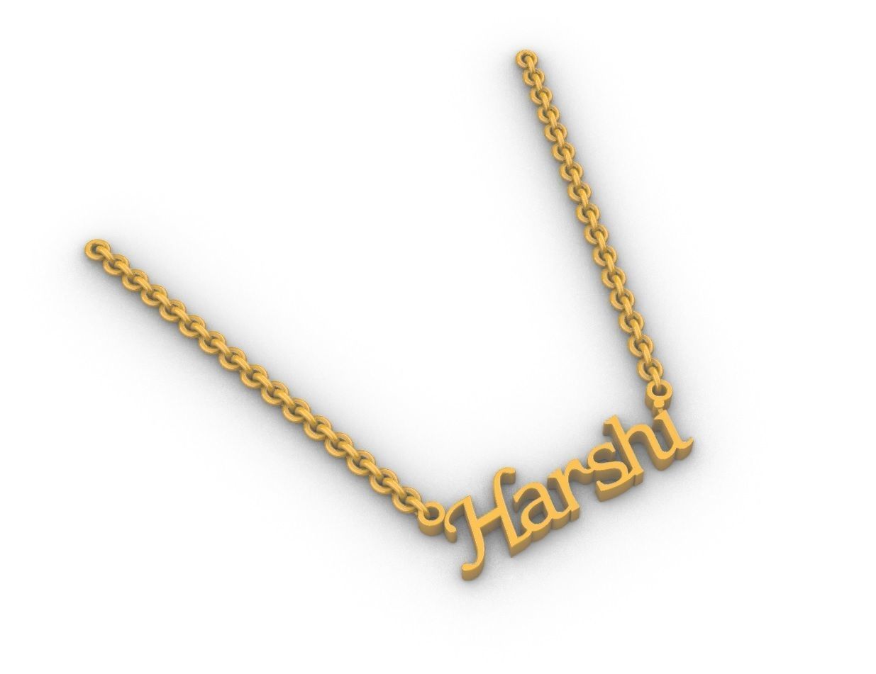 Harshi Pendant 3D print model_4