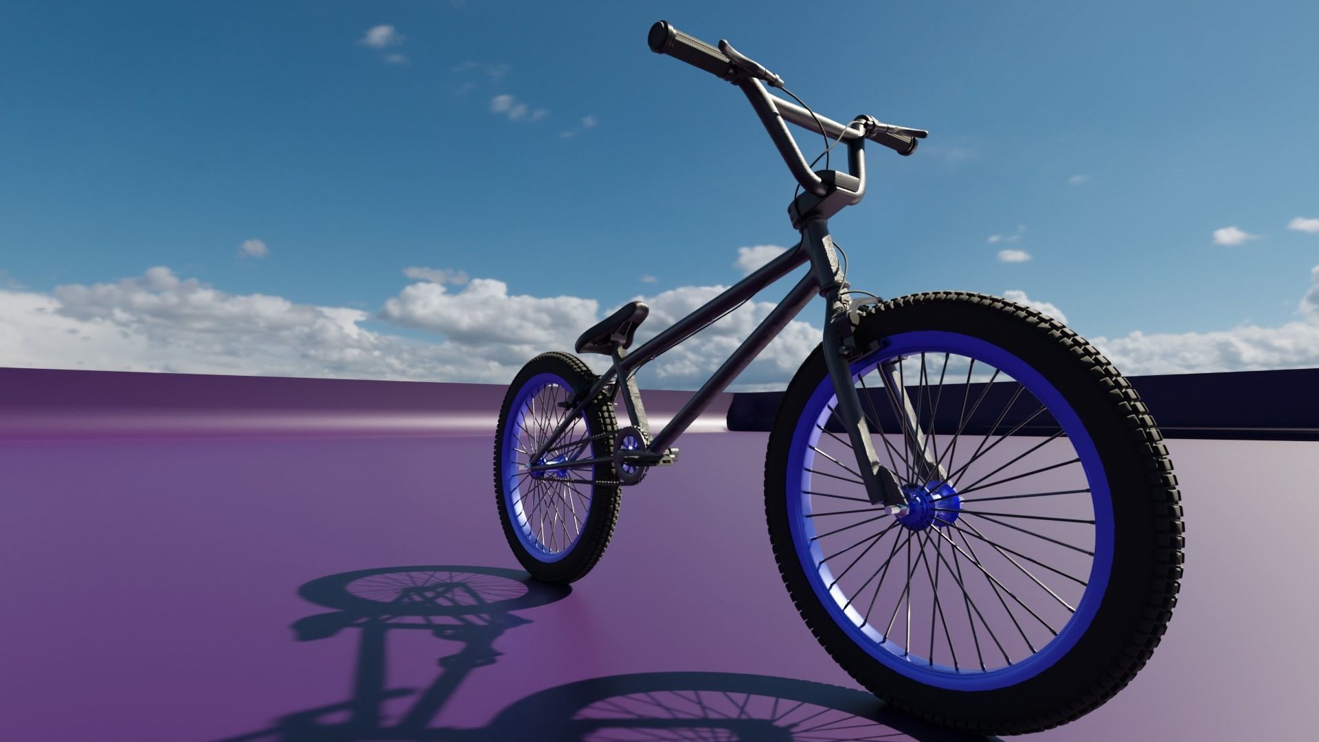 BMX Bicycle 3D model_2