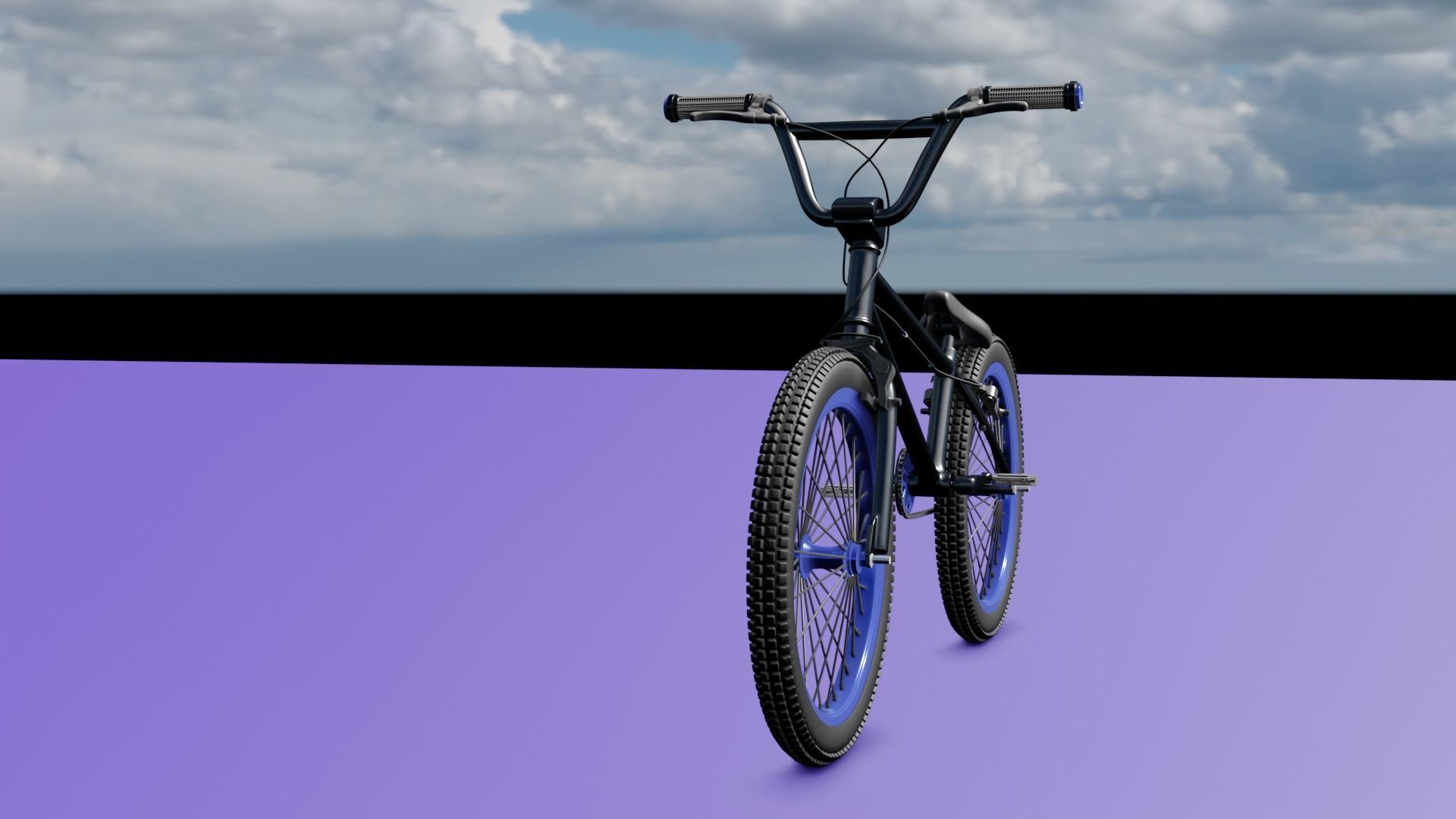 BMX Bicycle 3D model_12