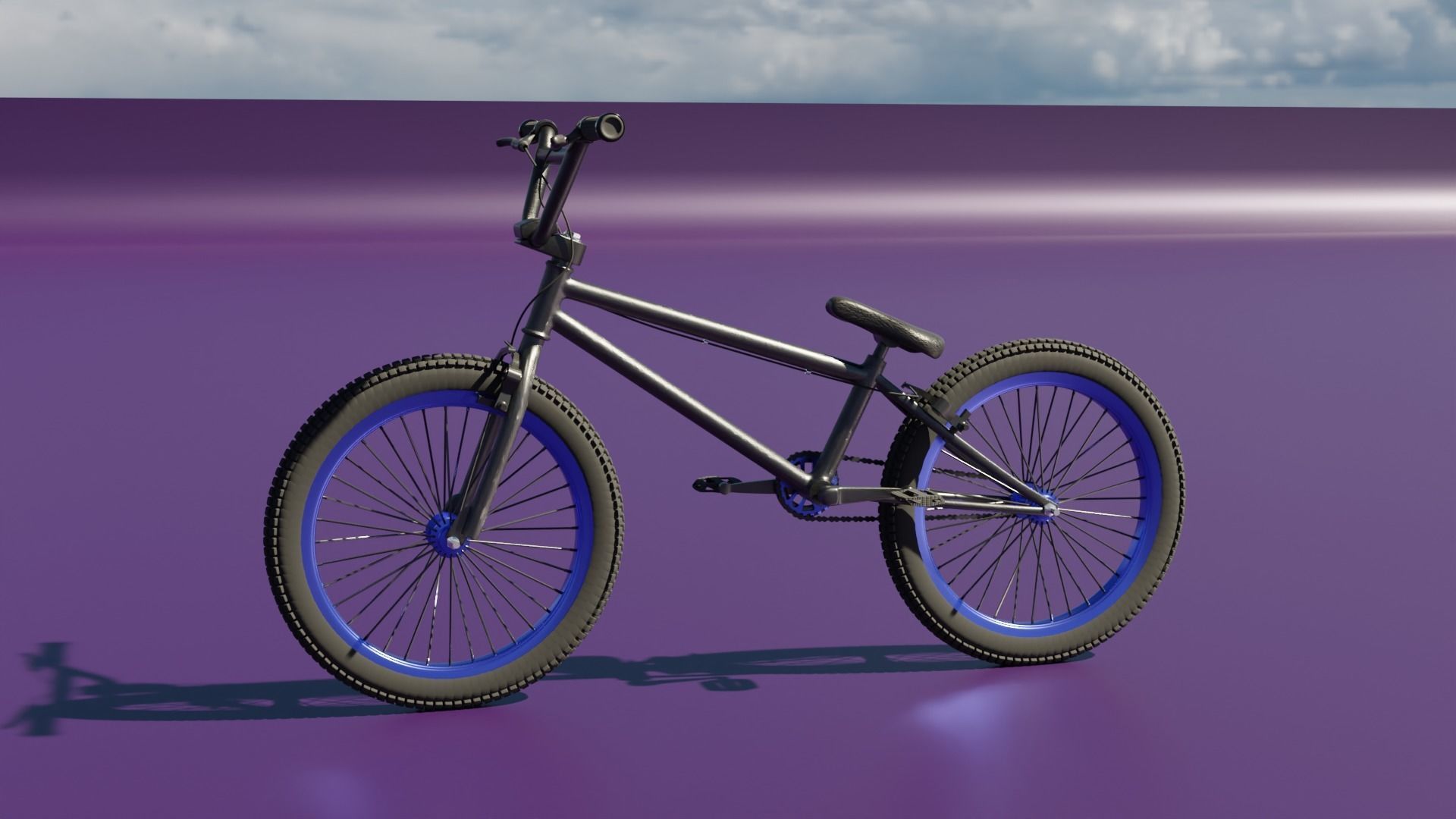 BMX Bicycle 3D model_11
