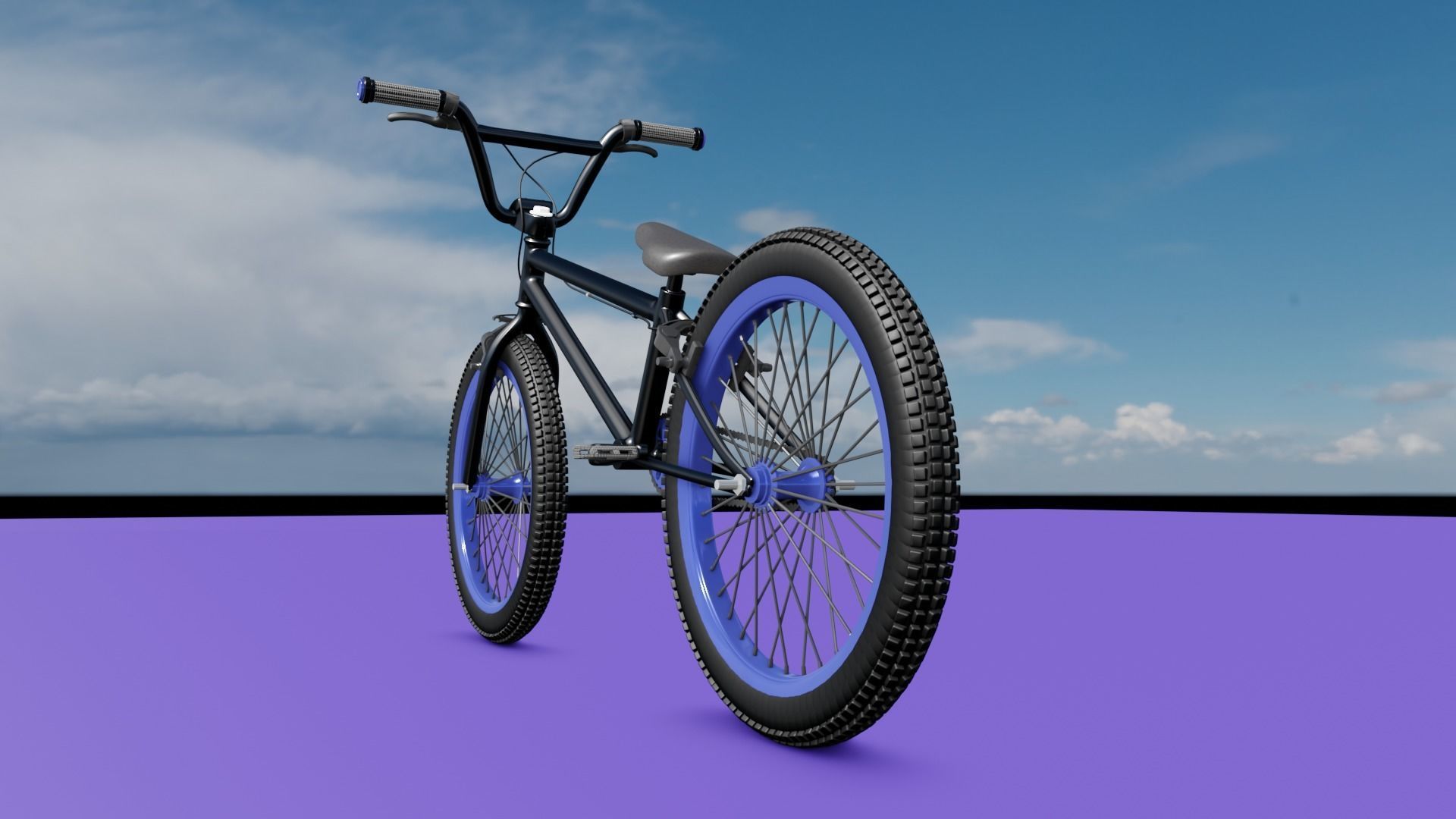 BMX Bicycle 3D model_9