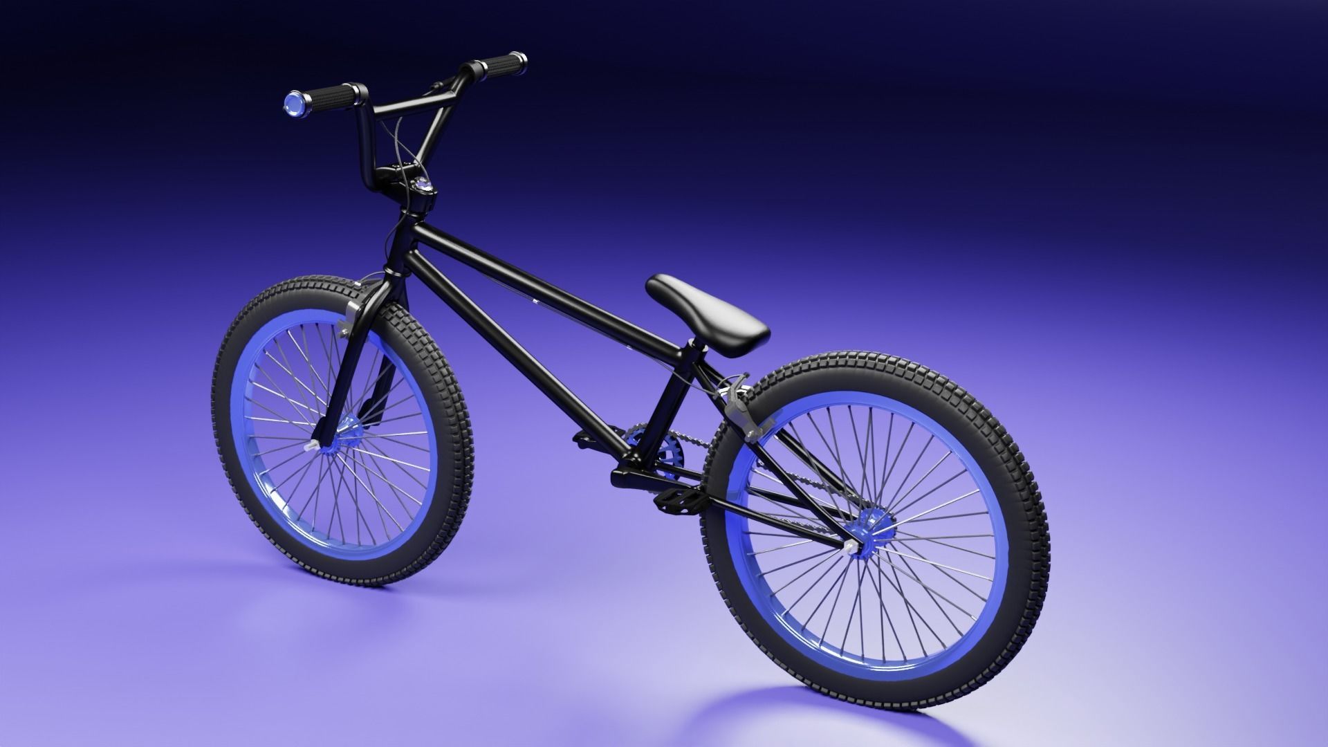 BMX Bicycle 3D model_1